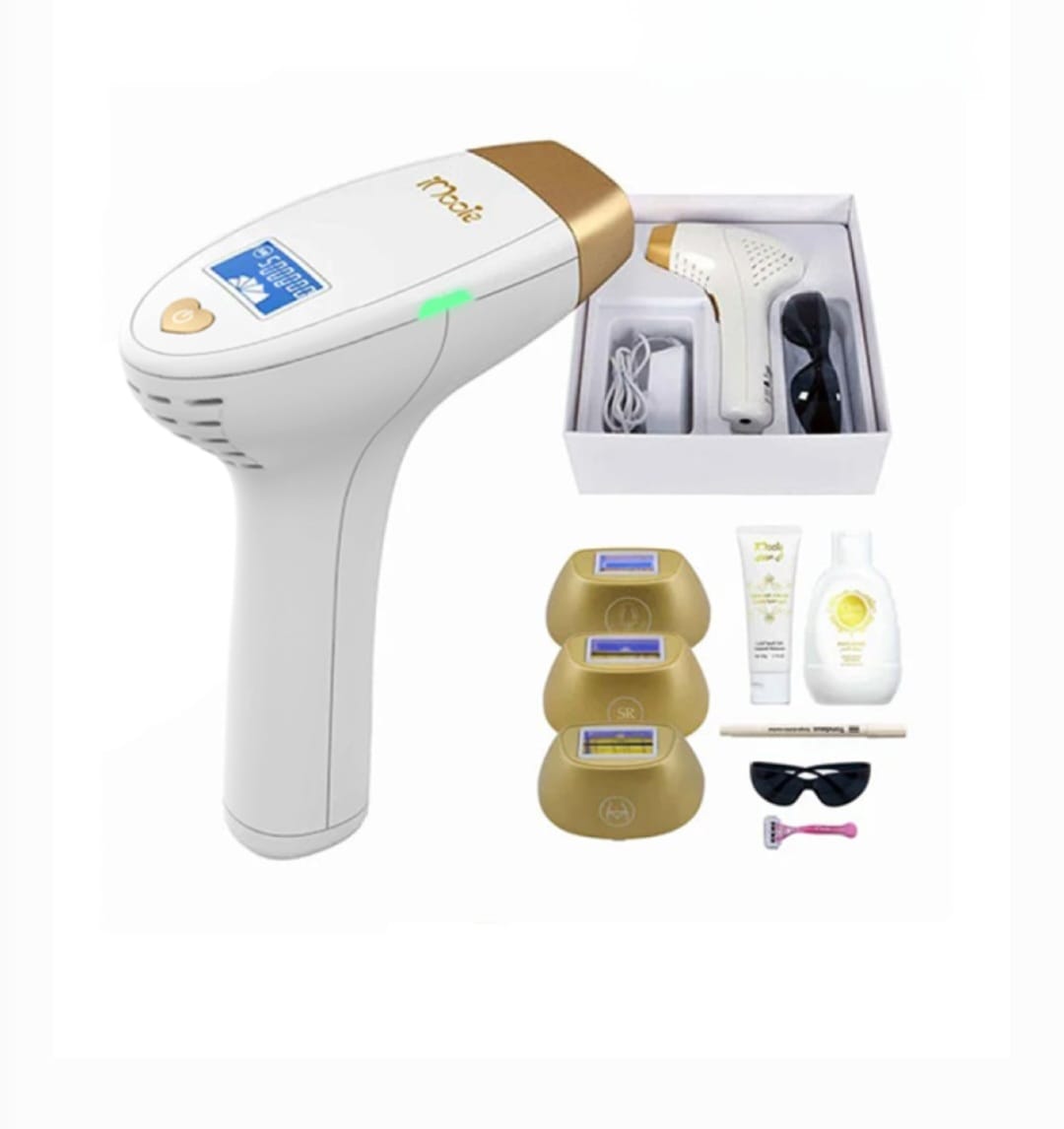 جهاز اي مووي السلفر  الليزر المنزلي 3عدسات مليون و400 الف ومضة مع هدايا كريم ومرطب هدية وقلم تحديد هدية 